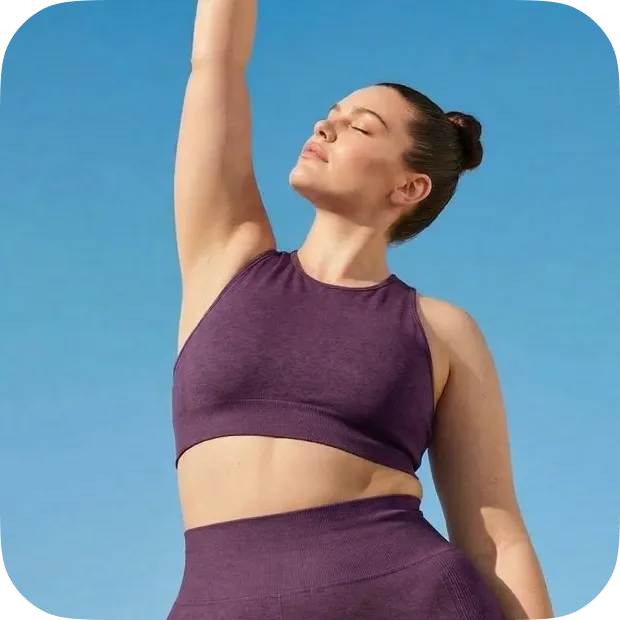 Woman in athletic wear