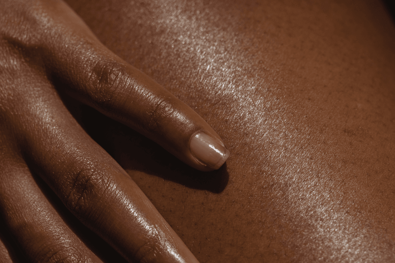 Woman with healthy glowing skin