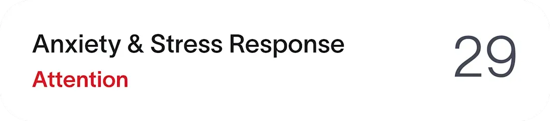 Anxiety & Stress card