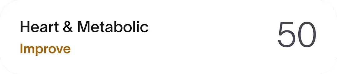 Heart & Metabolic card