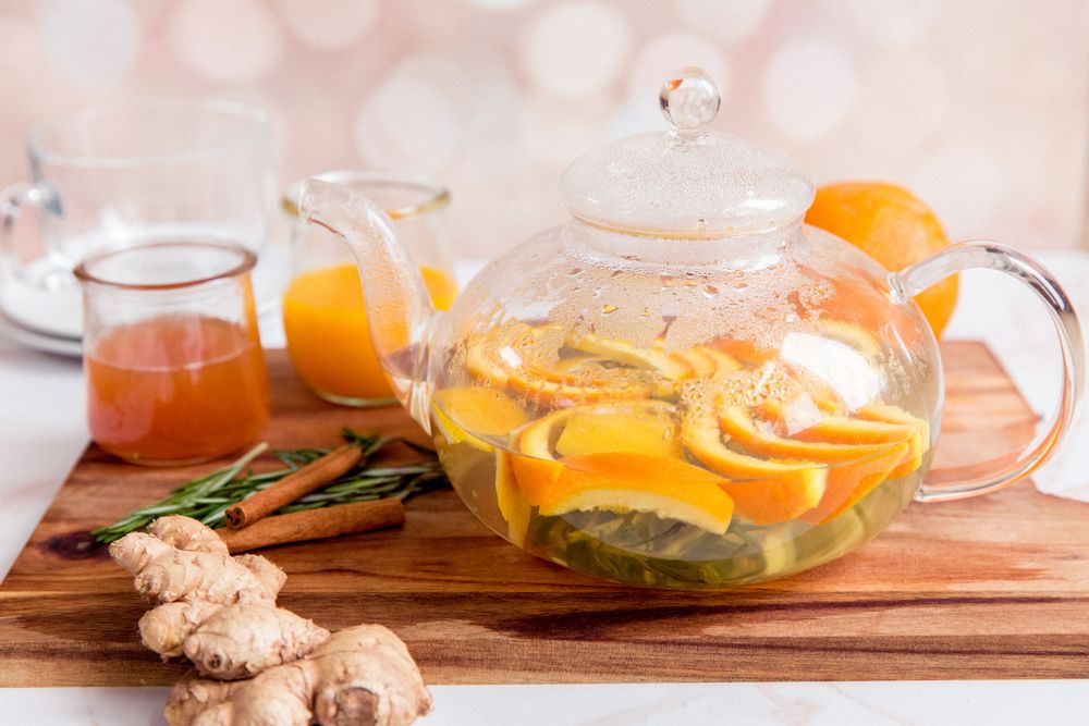 spiced citrus digestif hot