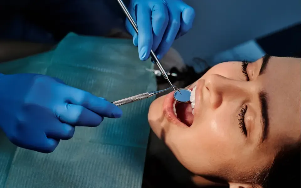A dental examination