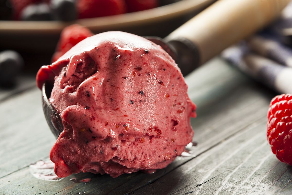 raspberry sorbet